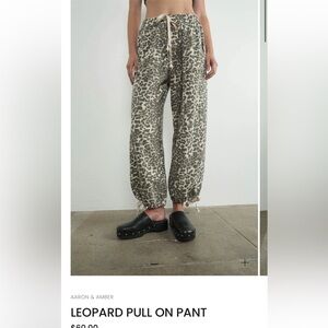 Leopard Print Joggers for Women